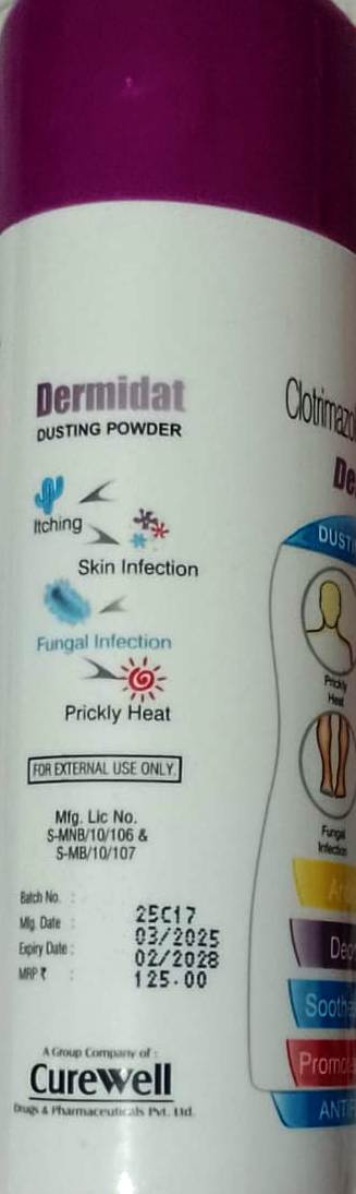 Dermidat Dusting Powder 100g