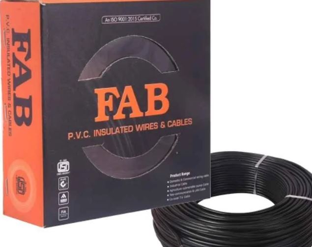 FAB 1.5mm Black House Wire Lenth 91m