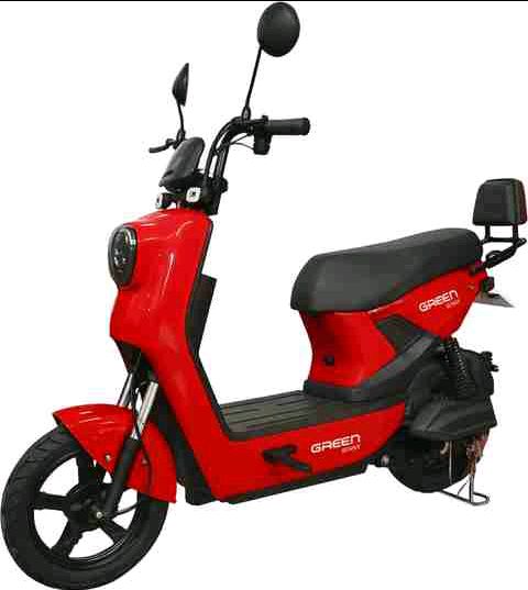 New Green Sunny EV Scooty Red